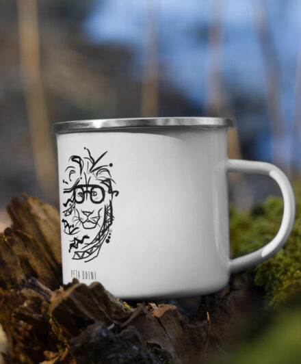 Rasta Lion Ol' Fashioned Enamel Mug